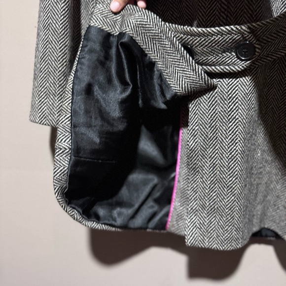 Isaac‎ Mizrahi for Target Herringbone Wool Coat – Women’s Small - Picture 9 of 10